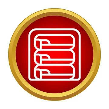 Bunk beds hostel dormitory lodging icon concept Stock Illustration