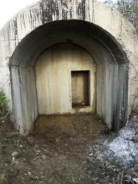 Bunker building Foto stock