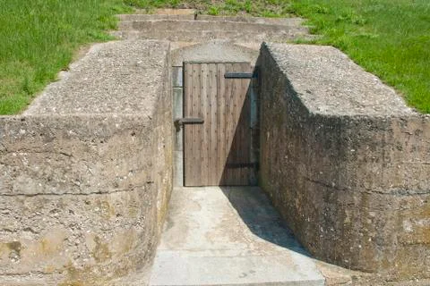Bunker door Stock Photos