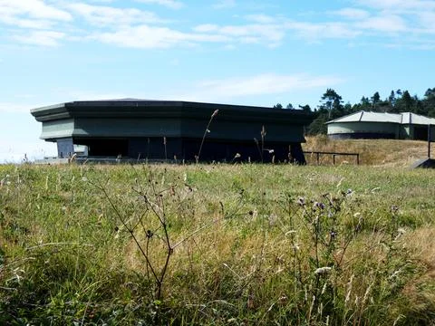 A bunker at Fort Casey State Park Stock Photos