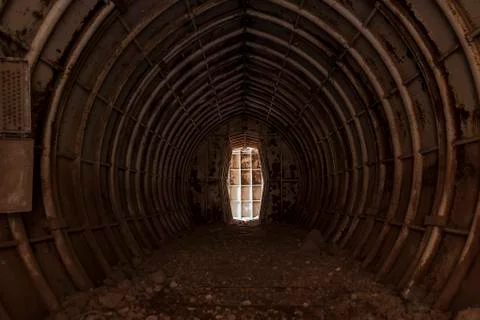 Bunker tunnel Stock Photos
