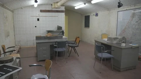 Bunker WW2 underground room Stock-Footage 157341562