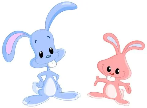 Bunnies Stock Illustration