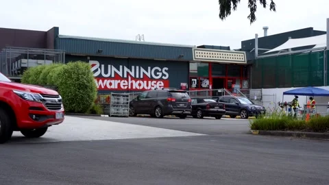 Bunnings Melbourne During Covid Stockbeeldmateriaal 141017962