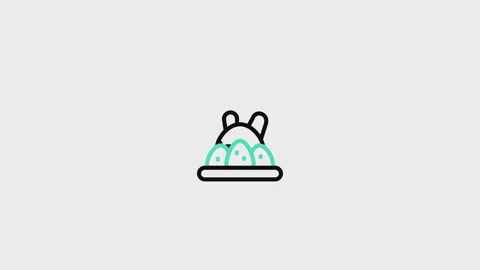 Bunny Animated Icon Stock Footage 320226241
