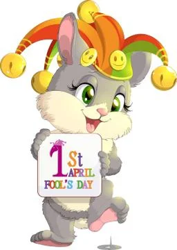 Bunny as of April Stock Illustration
