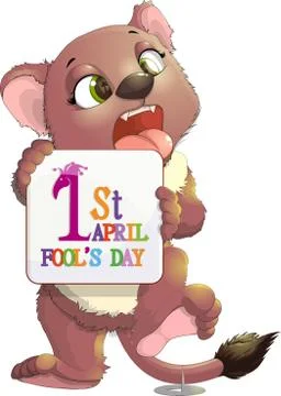Bunny as of April Stock Illustration