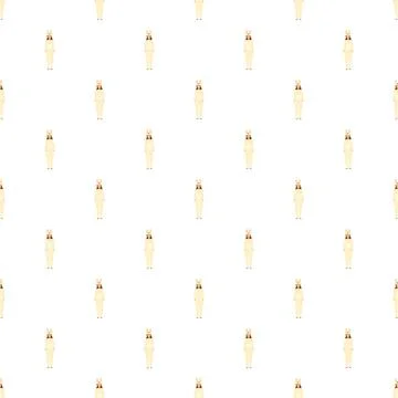 Bunny girl costume pattern creating a seamless background Illustrazione stock