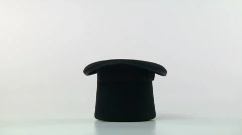 Bunny hops out of top hat Vídeo Stock 10887408