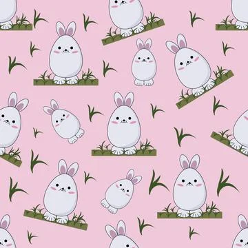 Bunny pattern Stock Illustration