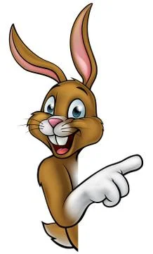 Bunny Rabbit Cartoon Stock Illustration