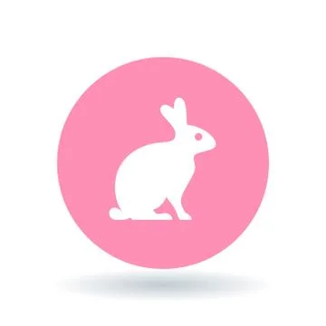 Bunny rabbit icon Stock Illustration
