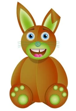 Bunny toy. Stock Illustration