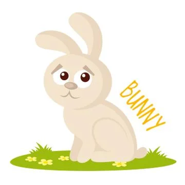 Bunny Vector illustration isolated Stock Illustration