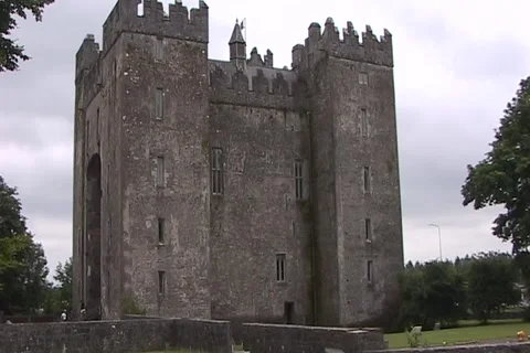Bunratty Castle WS Stock Footage 1069919