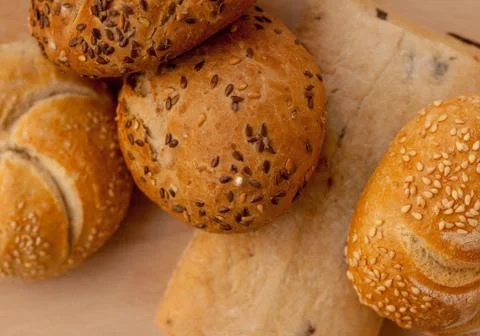 Buns of bread. Fotos de archivo