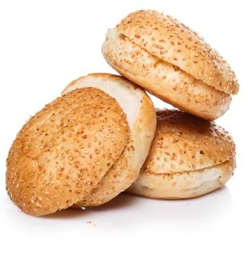 Buns for burger Stock Photos