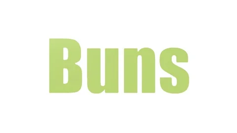 Buns Tag Cloud Animated On White Background Stock Footage 107239426