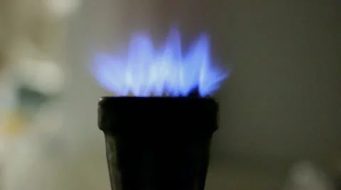Bunsen burner 4 Video stock 18883844