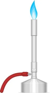 Bunsen burner. Stock Illustration