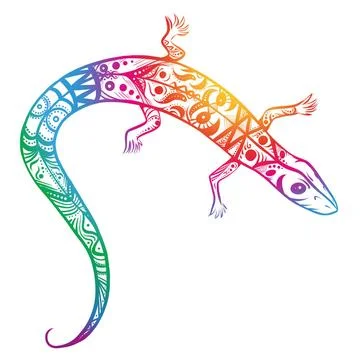 Bunte Eidechse bunte Eidechse Copyright: xZoonar.com/LindaxBrotkorbx 21085... 스톡 사진