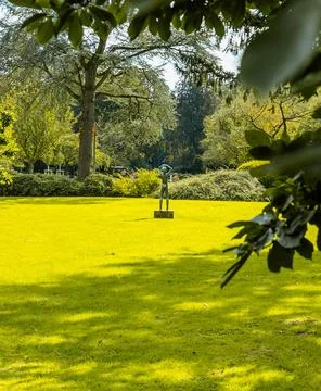 Bunter Garten statue Stock Photos