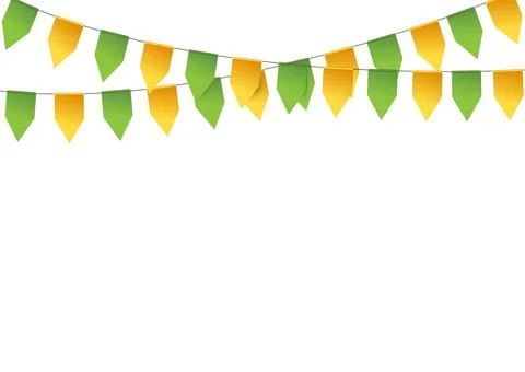 Bunting flag Stock Illustration