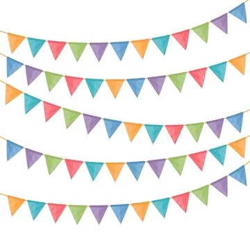 Bunting Flags Stock Illustration