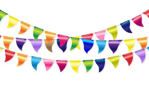 Bunting Flags Stock Illustration