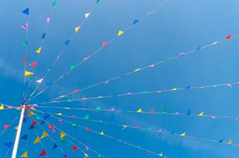Bunting flags Stock Photos