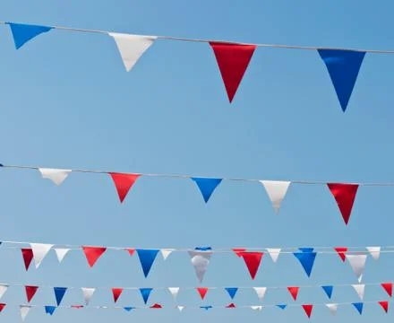 Bunting flags Stock Photos