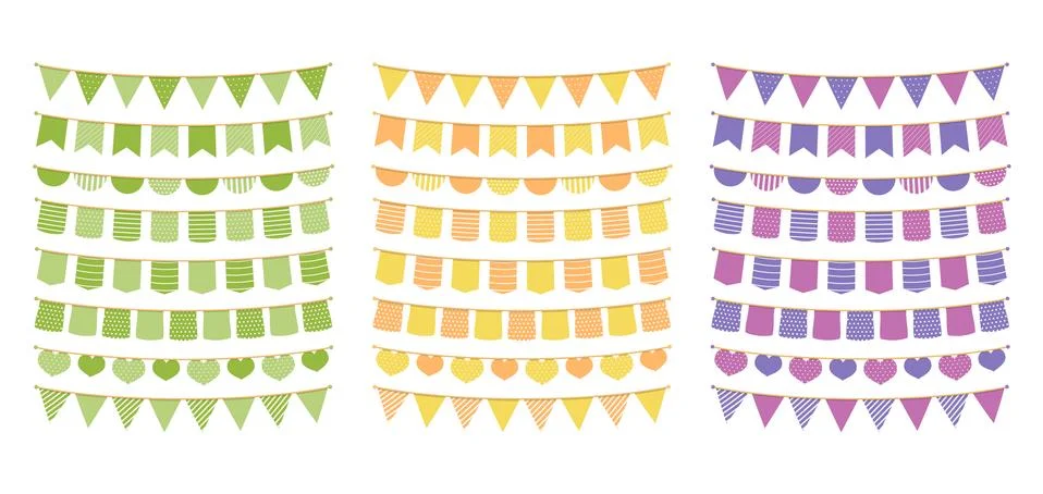 Bunting Illustrazione stock