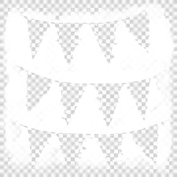 Bunting on scribble over black background Stock Photos