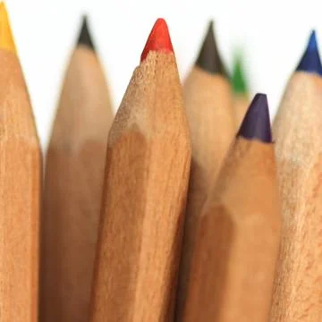 Buntstift Spitzen Stock Photos