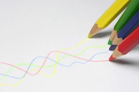 Buntstifte Stock Photos
