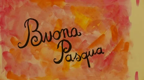 Buona Pasqua Stock Footage 61018194