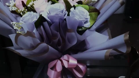 Buoquet, Decoration in Dark Stock Footage 333626416