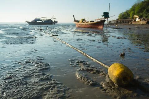 Buoy on a beach Stock Photos