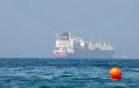 Buoy denoting the fairway Stock Photos