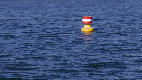 Buoy in the fairway Stock Footage 82623704