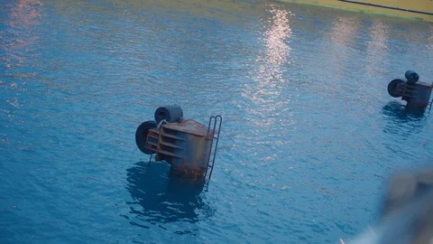 Buoy in the sea 2 Stock Footage 93592936