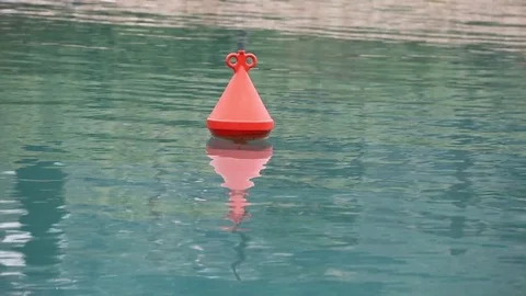 Buoy in water Stock Footage 75180490