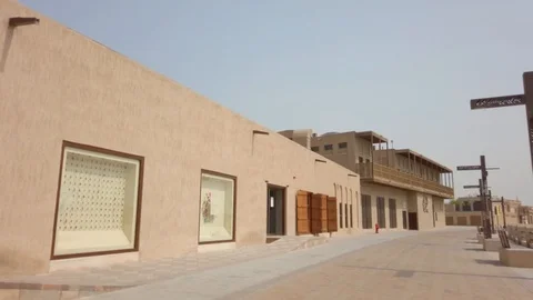 BUR DUBAI - DUBAI - UAE - ANCIENT VILLAGE Video stock 117465717
