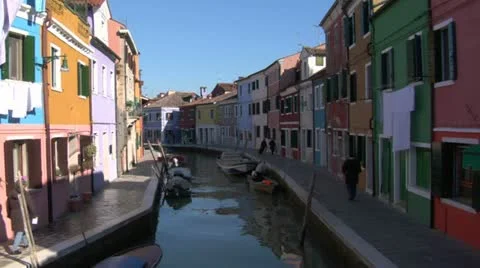 Burano 03 Video stock 21376359