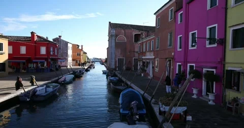 Burano Canal Stock-Footage 303100108