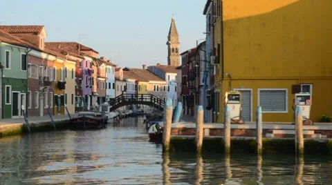 Burano, Italy Stock Footage 7340706