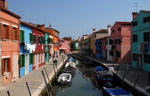 Burano Foto stock