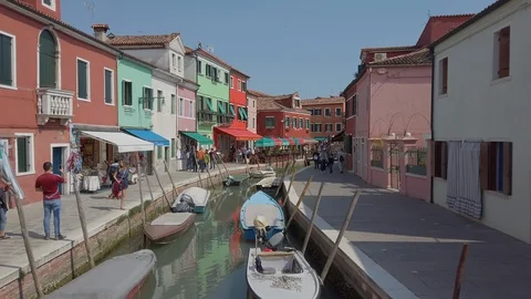 Burano, Venice. 4K Vídeos de archivo 106778271