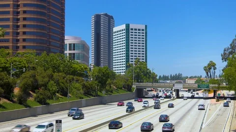 BURBANK 134 FREEWAY Stock Footage 90868940