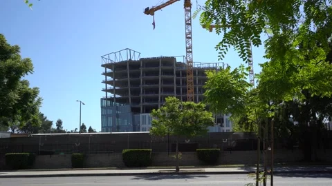 Burbank, CA - Studio Construction 2022 02 Stock Footage 196198861